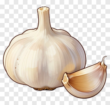 Garlic Bulb And Clove PNG