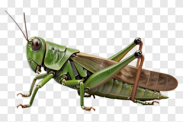 3D Grasshopper PNG