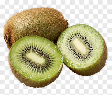 Fresh Kiwi Fruit Slices PNG