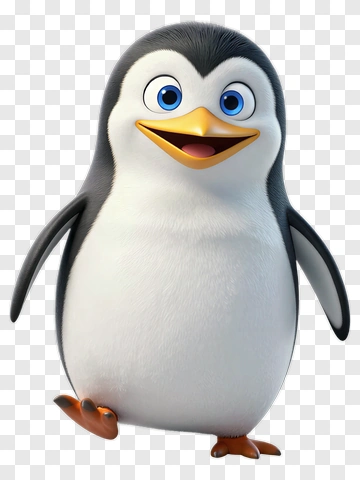 Cartoon Penguin Smiling PNG