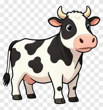 Cartoon Cow PNG