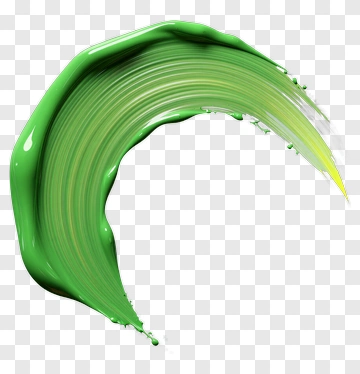 Green Paint Stroke PNG