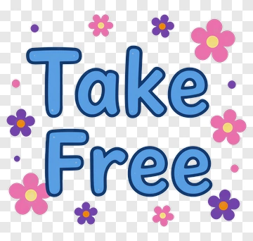 Take Free With Flowers PNG