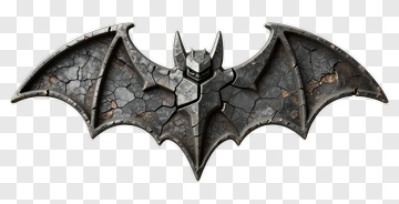 Cracked Stone Bat Emblem PNG
