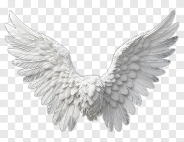 White Angel Wings PNG