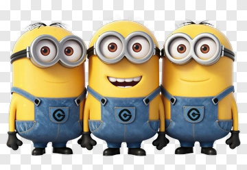 Minions Group Smiling Together PNG