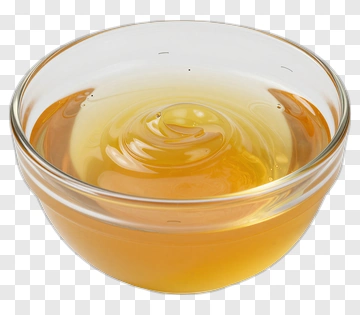 Glass Bowl Of Honey PNG