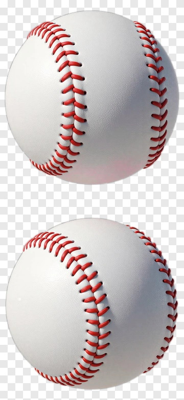 Baseball With Red Stitches PNG