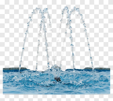 Water Fountain Splashing Water PNG