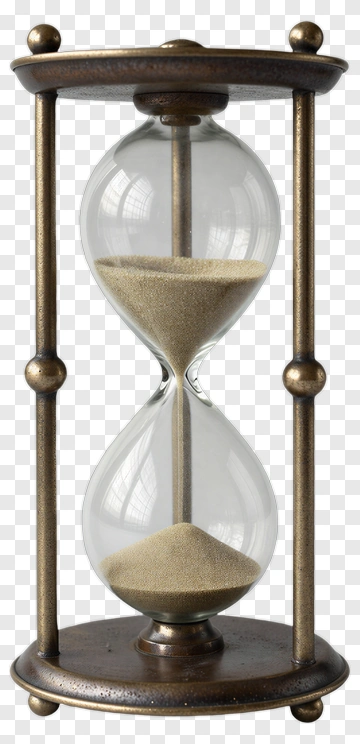 Vintage Hourglass Timer PNG