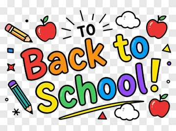 Back To School Illustration PNG