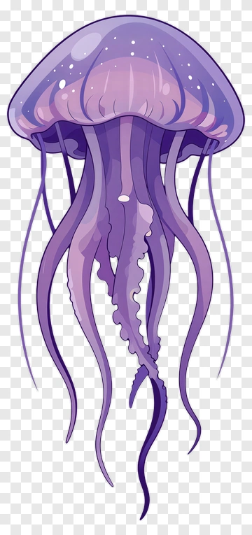 Cartoon Jellyfish PNG