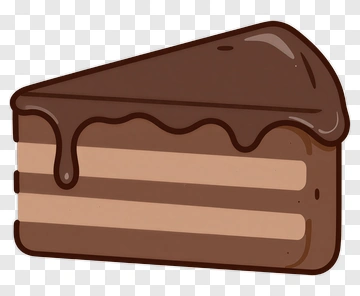 Chocolate Cake Slice PNG