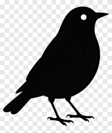 Silhouette Bird PNG