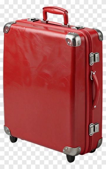 Red Suitcase PNG