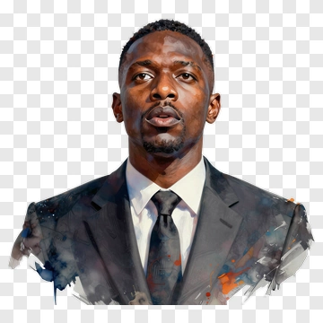 Portrait Of A Man In A Suit PNG