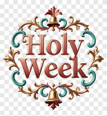 Holy Week Decorative Design PNG