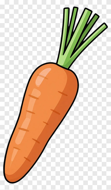 Cartoon Carrot PNG