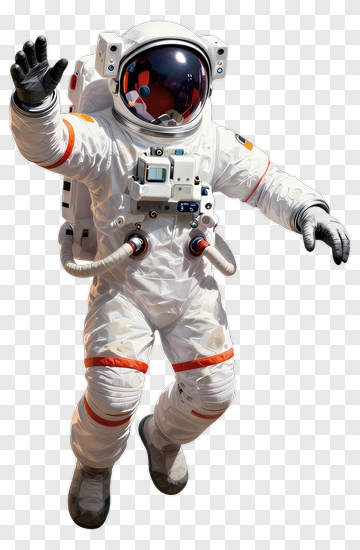 Astronaut Floating In Space PNG