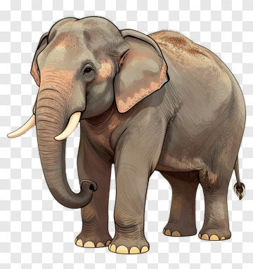 Realistic Elephant PNG
