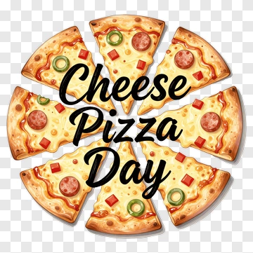 Cheese Pizza Day PNG