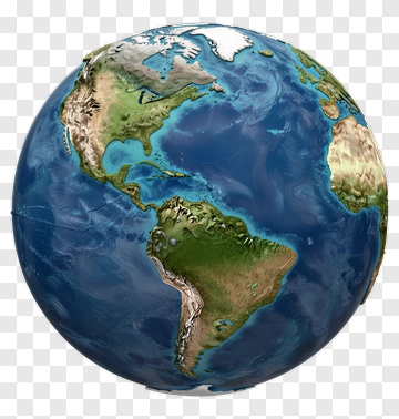 3D Globe Of Earth PNG
