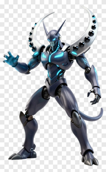 Futuristic Robot Character PNG