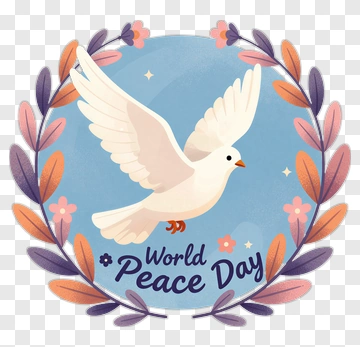 Dove Representing World Peace Day PNG