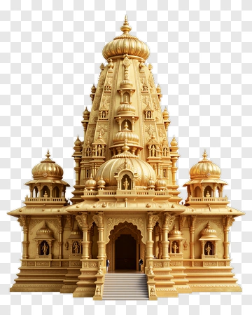 Ornate Temple Structure PNG