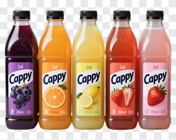 Cappy Juice Bottles PNG