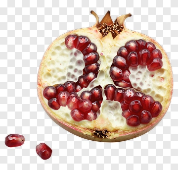 Pomegranate Fruit With Seeds PNG