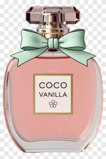 Coco Vanilla Perfume Bottle PNG