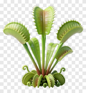 Carnivorous Venus Flytrap Plant PNG