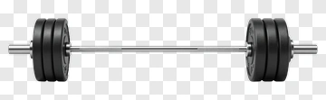 Barbell With Weights PNG
