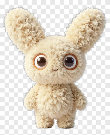 Felt Bunny Plush Toy PNG