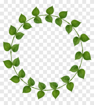 Green Leaf Wreath PNG