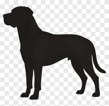 Black Dog Silhouette PNG