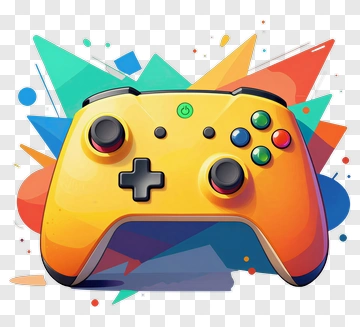 Colorful Game Controller PNG
