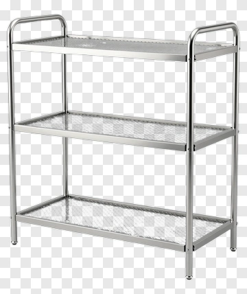 Metal Shelving Unit PNG