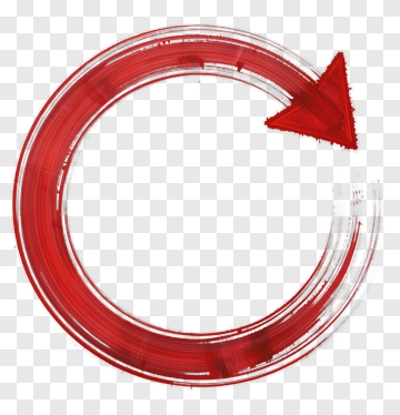 Red Circular Arrow PNG
