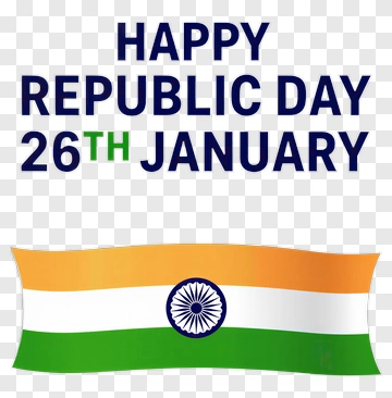 Happy Republic Day 26Th January PNG
