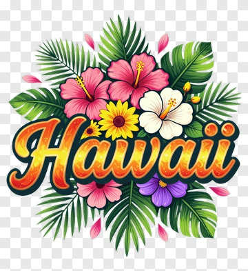 Hawaii Floral Design PNG