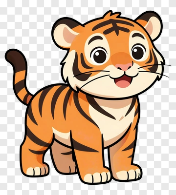 Cartoon Tiger PNG