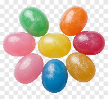 Colorful Jelly Beans PNG