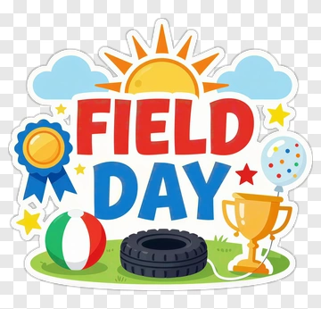 Field Day Celebration Graphic PNG