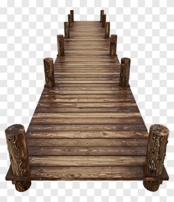 Wooden Dock Pathway PNG