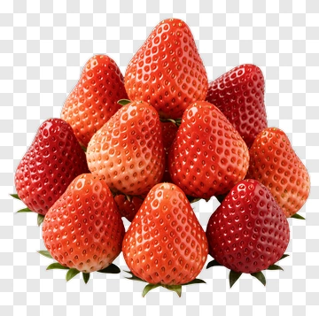 Fresh Strawberries Piled Together PNG