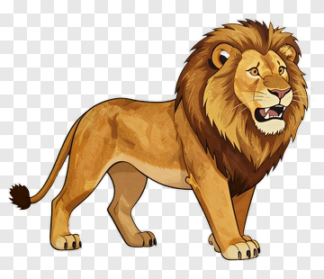Cartoon Lion PNG