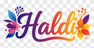 Haldi Floral Design PNG