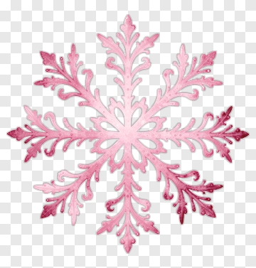 Pink Snowflake PNG